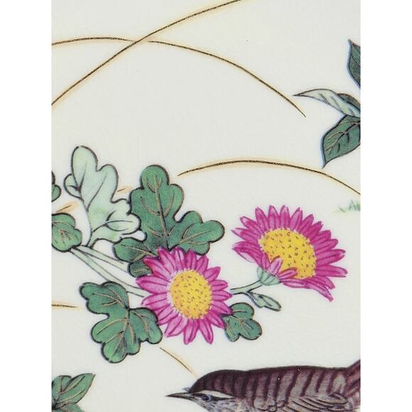 Satsuma Jenni Wren Harvest Morning Wild Chamomile Plate Wall Decor 7 1/2" Japan - Picture 4 of 14